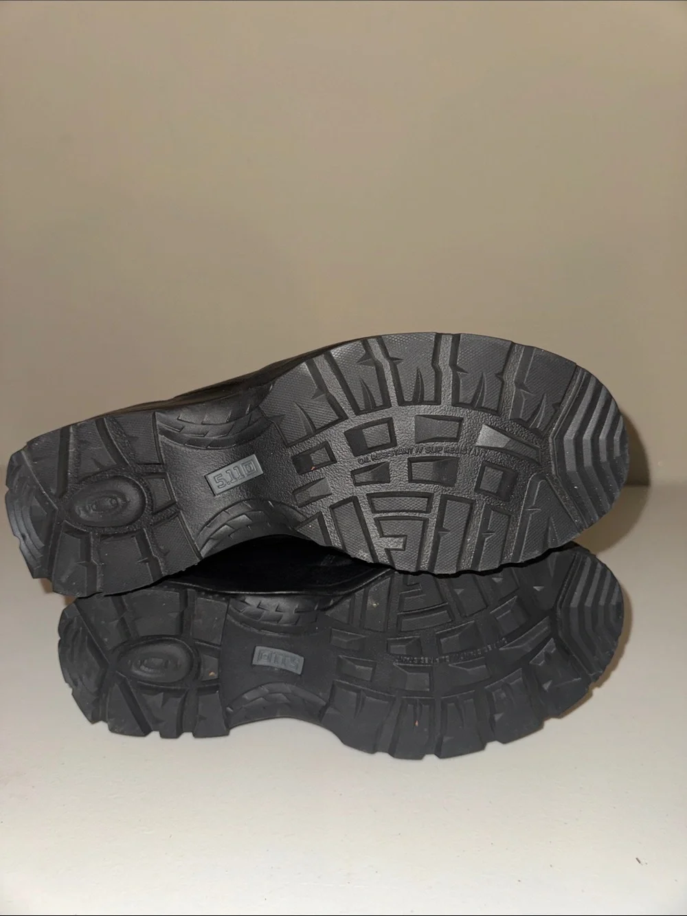 5.11 Tactical Black Lace-Up Duty Boots ortholite soles